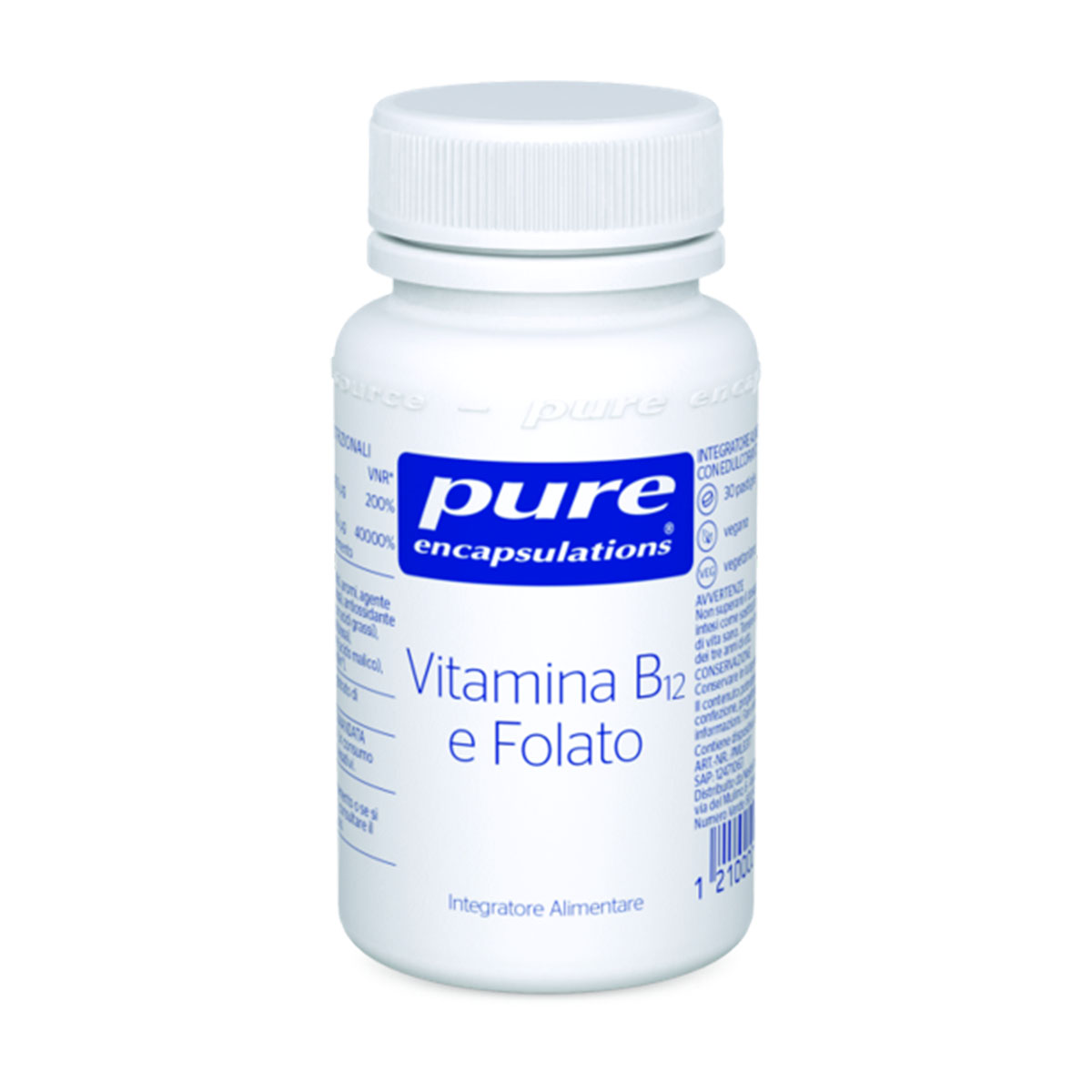 PURE ENCAPSULATIONS - vitamina B12 & folato