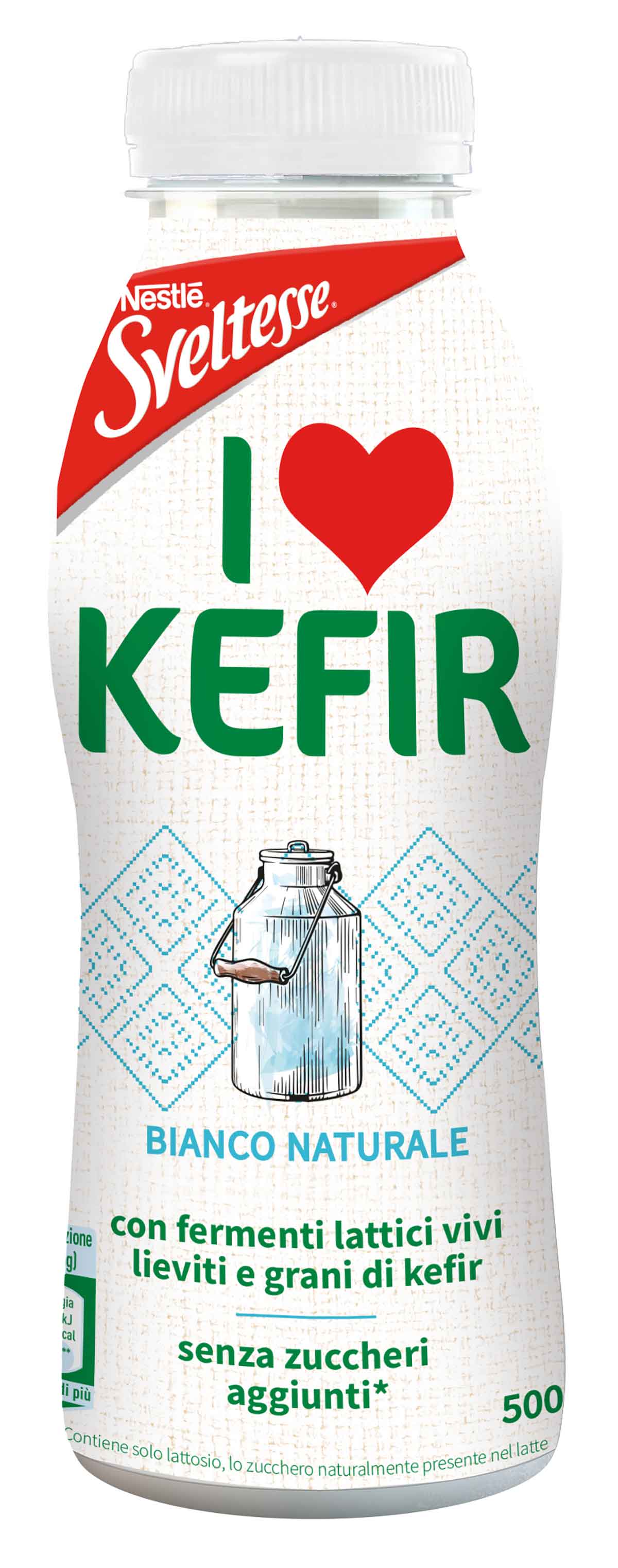 Sveltesse I Love Kefir Bianco