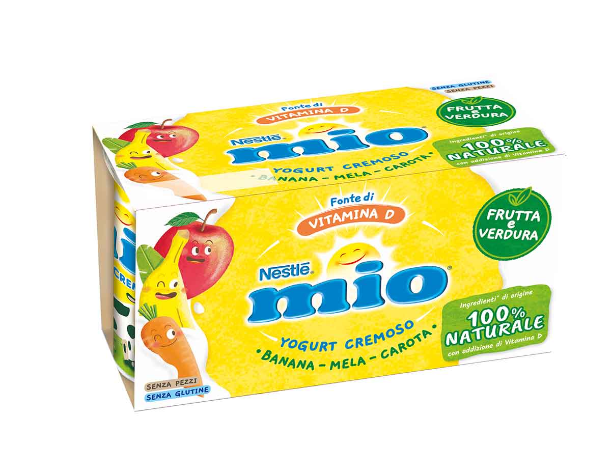 MIO Yogurt Frutta e Verdura (banana, mela, carota)