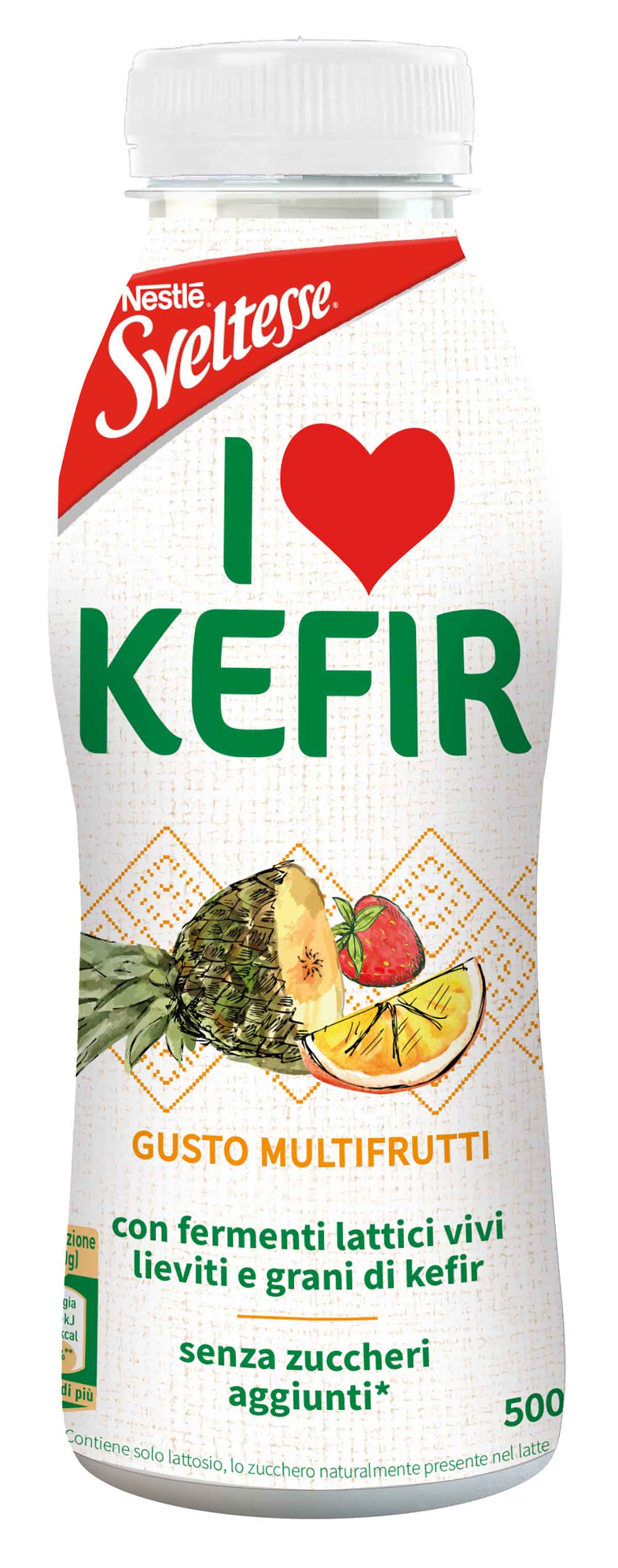SVELTESSE I LOVE KEFIR MULTIFRUTTI 1x500g