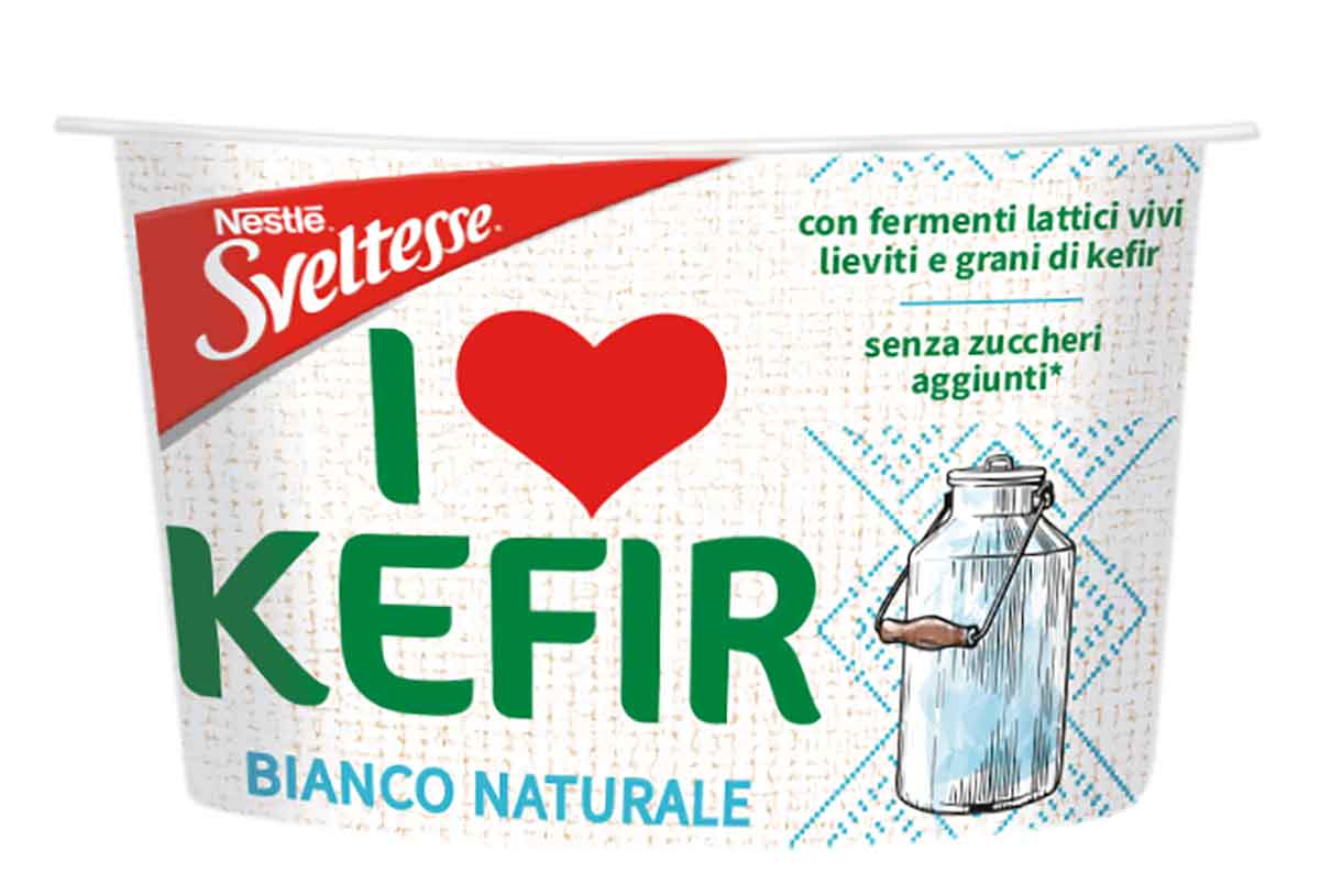 SVELTESSE I LOVE KEFIR in vasetto BIANCO NATURALE 1x170g