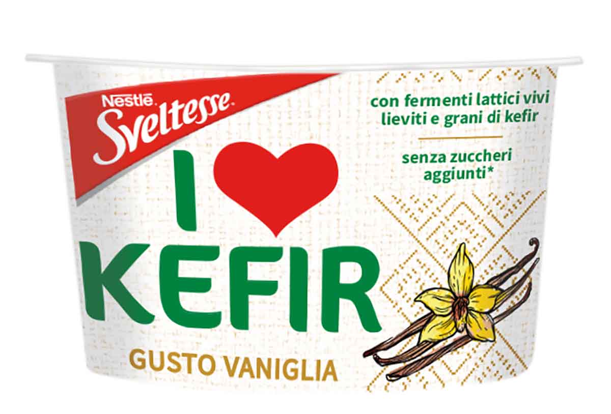 SVELTESSE I LOVE KEFIR in vasetto  VANIGLIA 1x170g