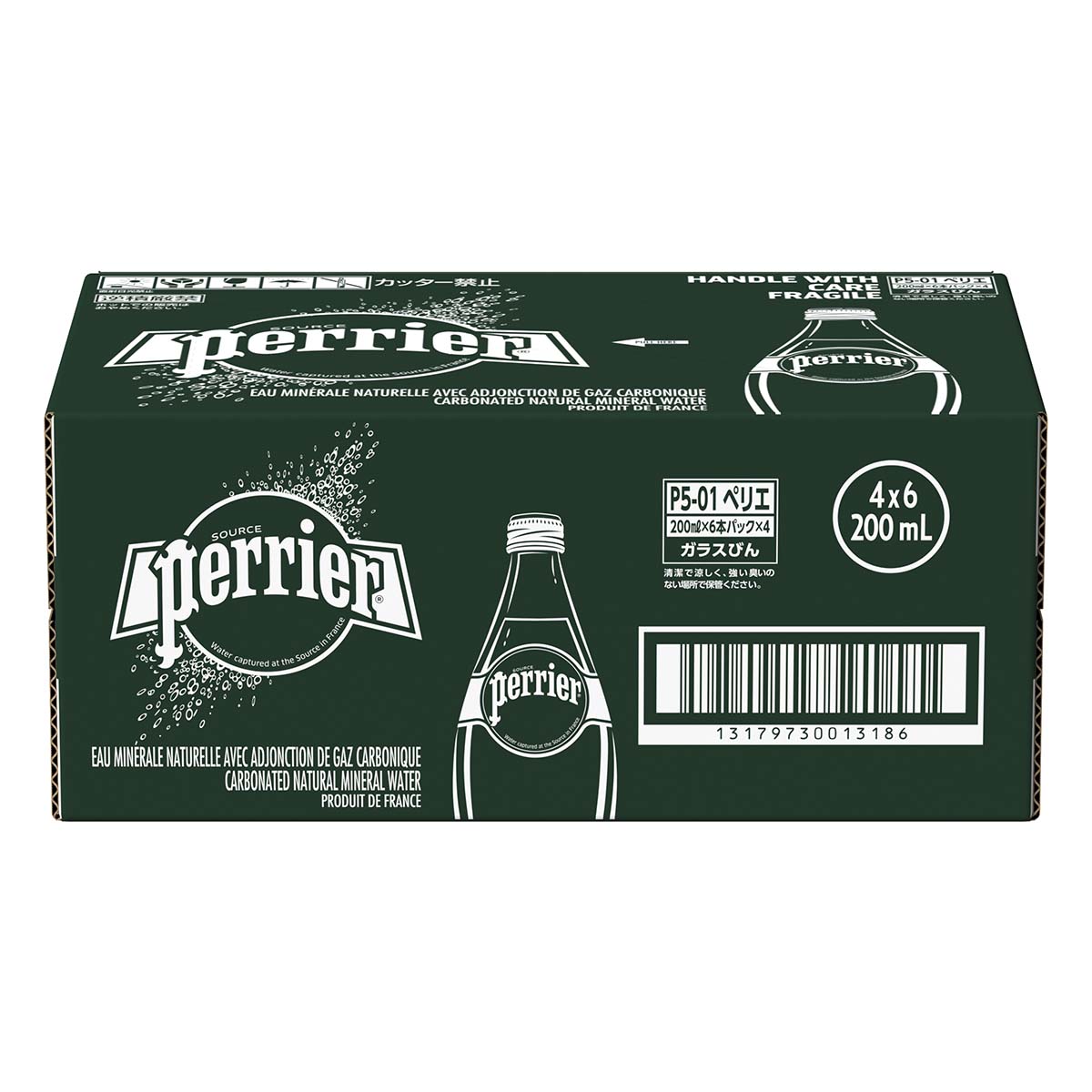 Perrier - Cartone 24 bottiglie in Vetro da 20 cl