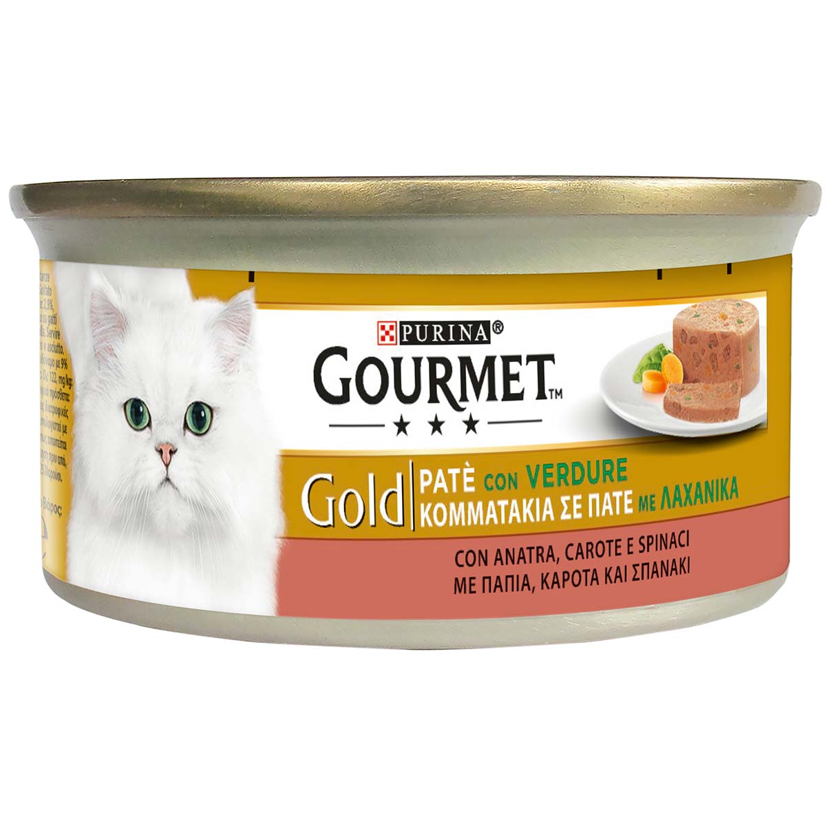 GOURMET GOLD patè Anatra carote e spinaci Emulsio