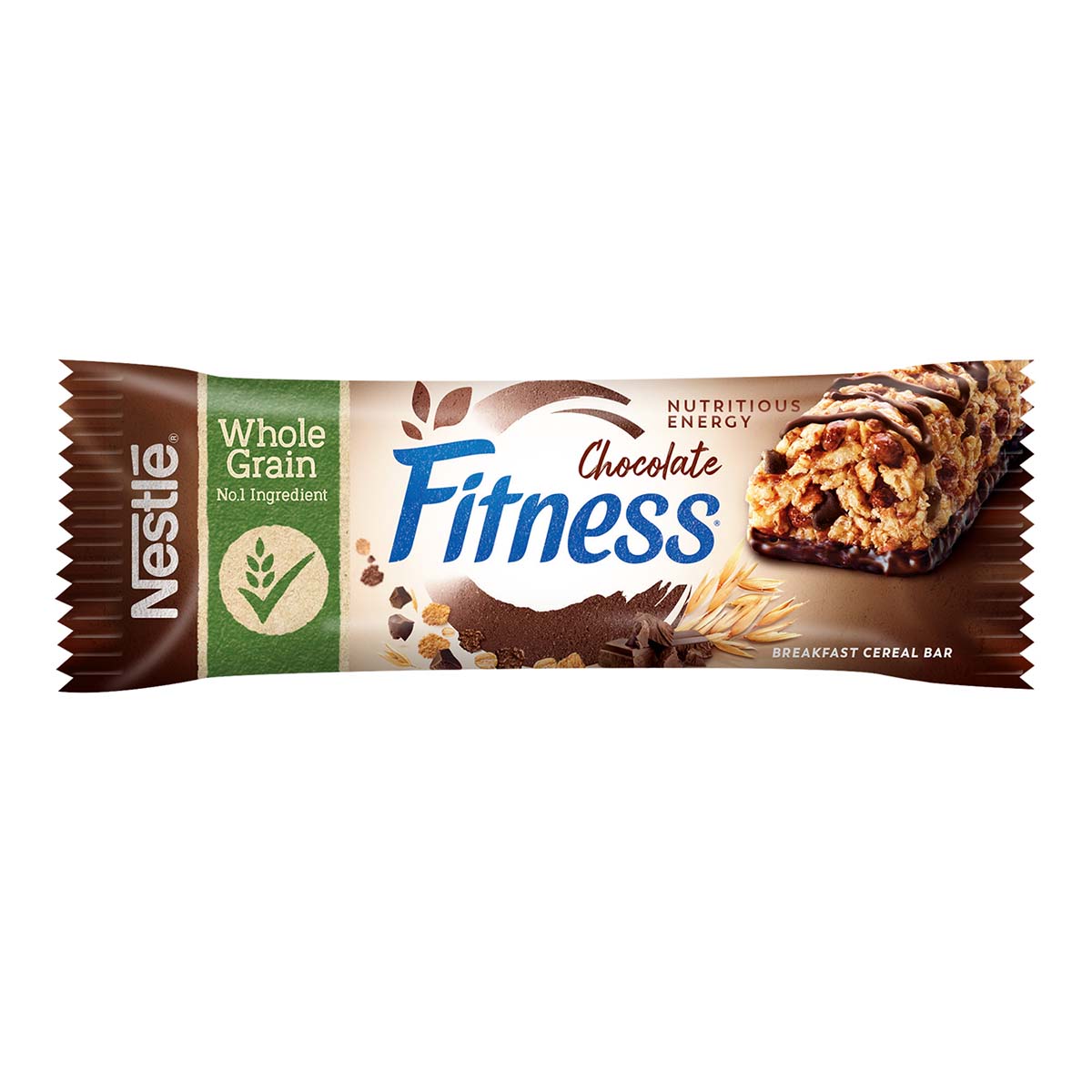 Fitness CIOCCOLATO Barrette di cereali con frumento integrale e cioccolato, con 5 vitamine, calcio e ferro