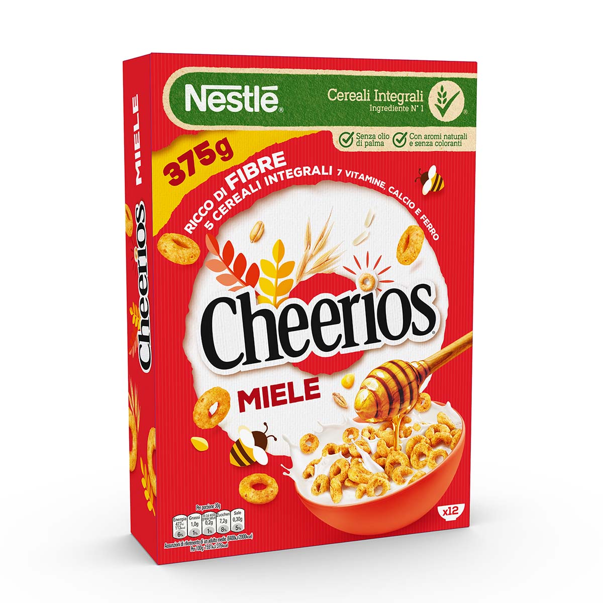 Cheerios Ciambelline ai cereali integrali con miele 375g
