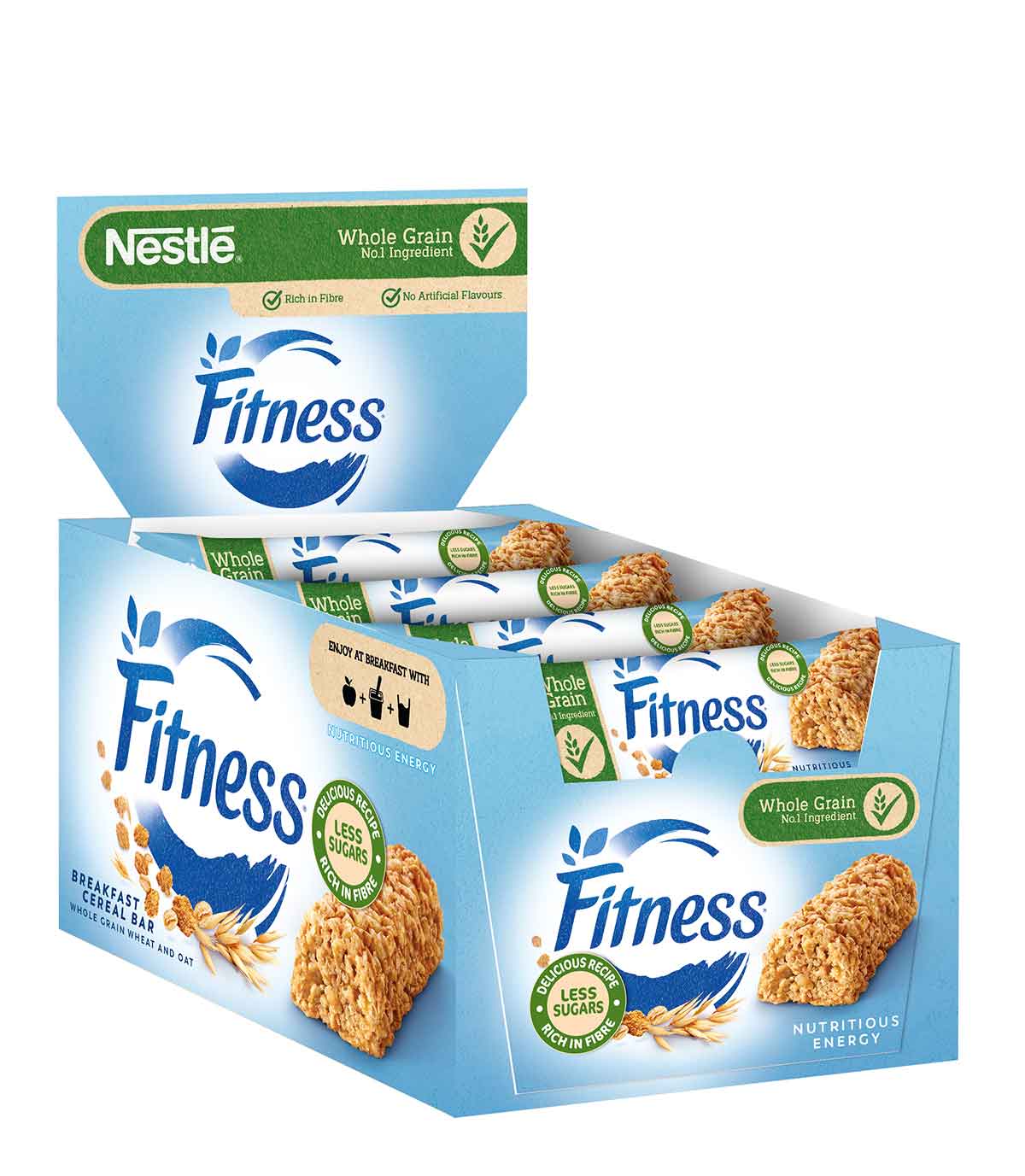 Fitness® ORIGINAL Barrette di cereali con frumento integrale, con vitamine, calcio e ferro x24