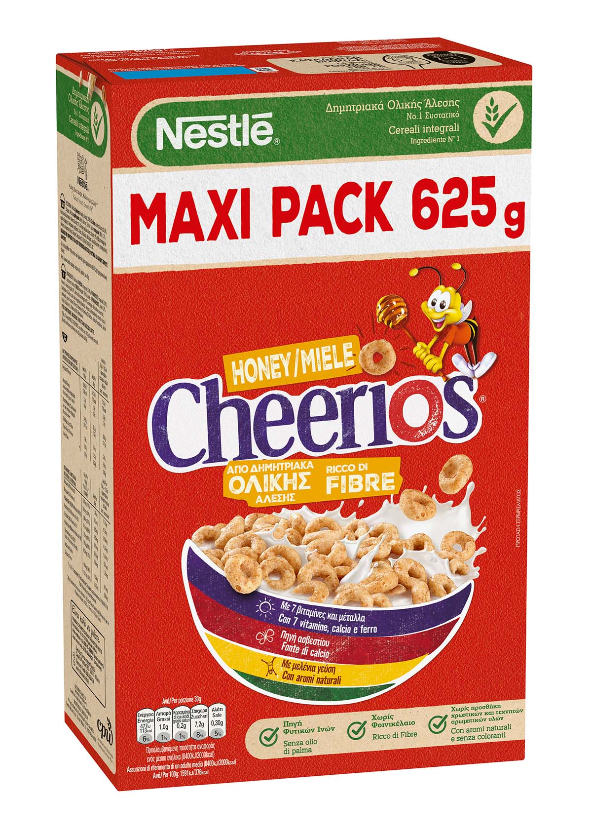 Cheerios Ciambelline ai cereali integrali con miele 625g