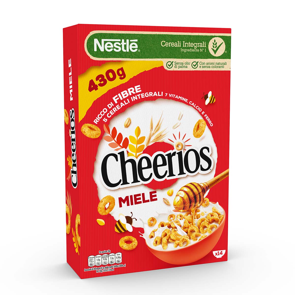 Cheerios Ciambelline ai cereali integrali con miele 430g