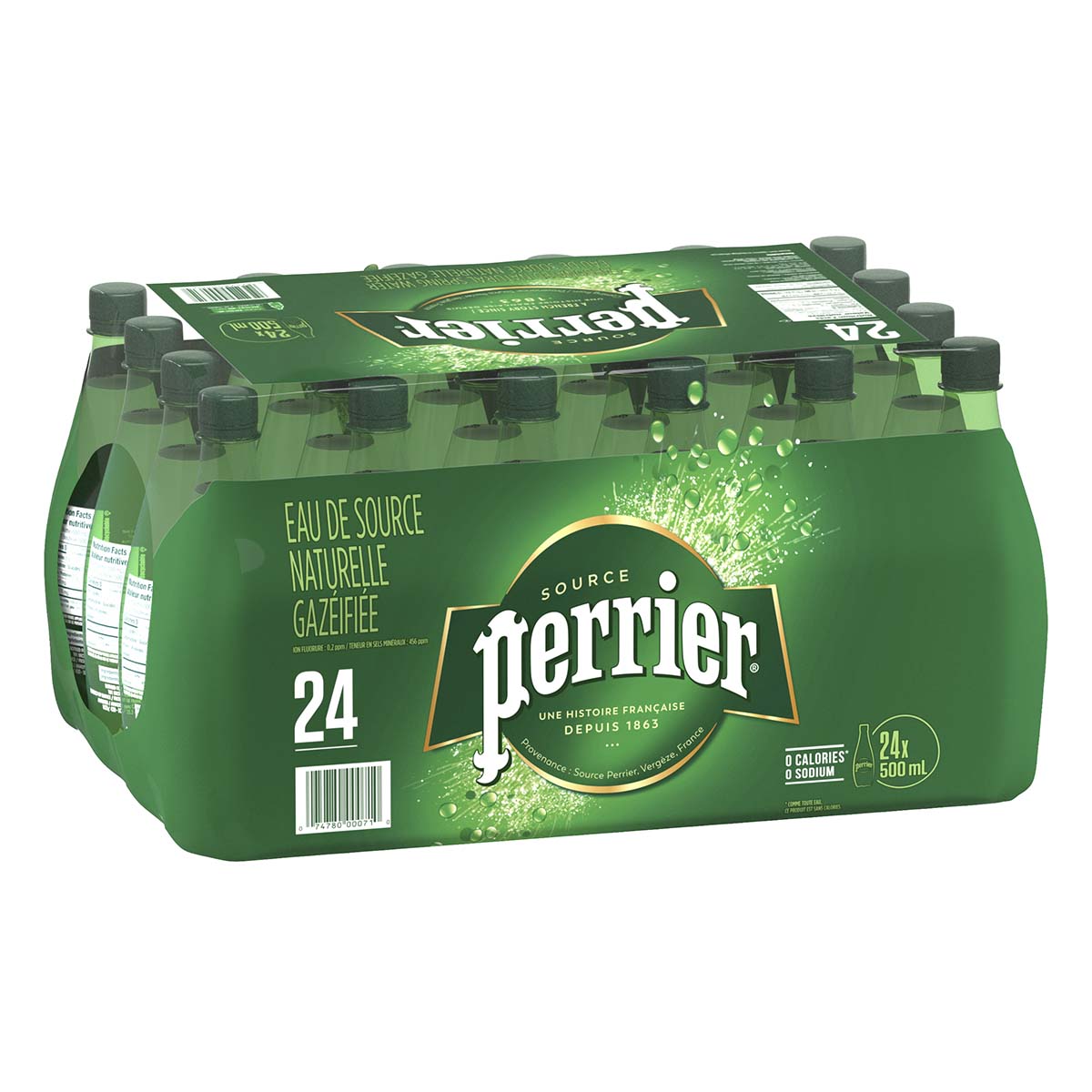 Perrier - Confezione 24 bottiglie in PET da 50 cl