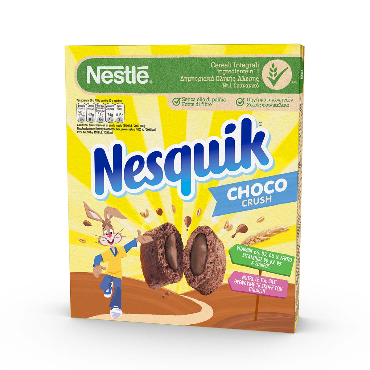 Nesquik COCOA CRUSH Fagottini di cereali integrali con ripieno di cacao 360g