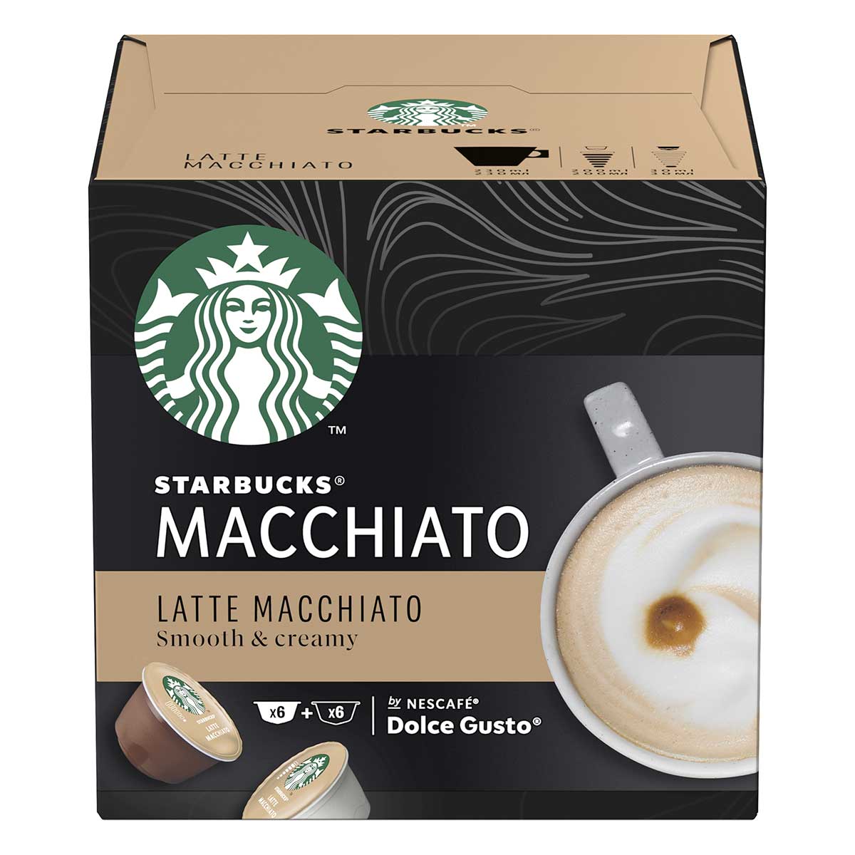 STARBUCKS® LATTE MACCHIATO BY NESCAFÉ® DOLCE GUSTO® 12 capsule