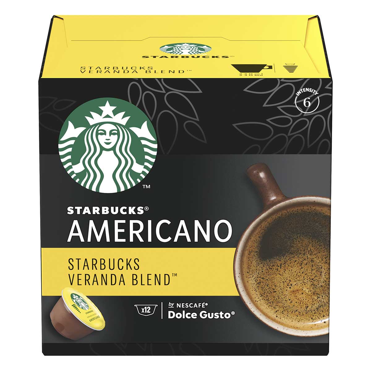 STARBUCKS® VERANDA BLEND BY NESCAFÉ® DOLCE GUSTO® 12 capsule