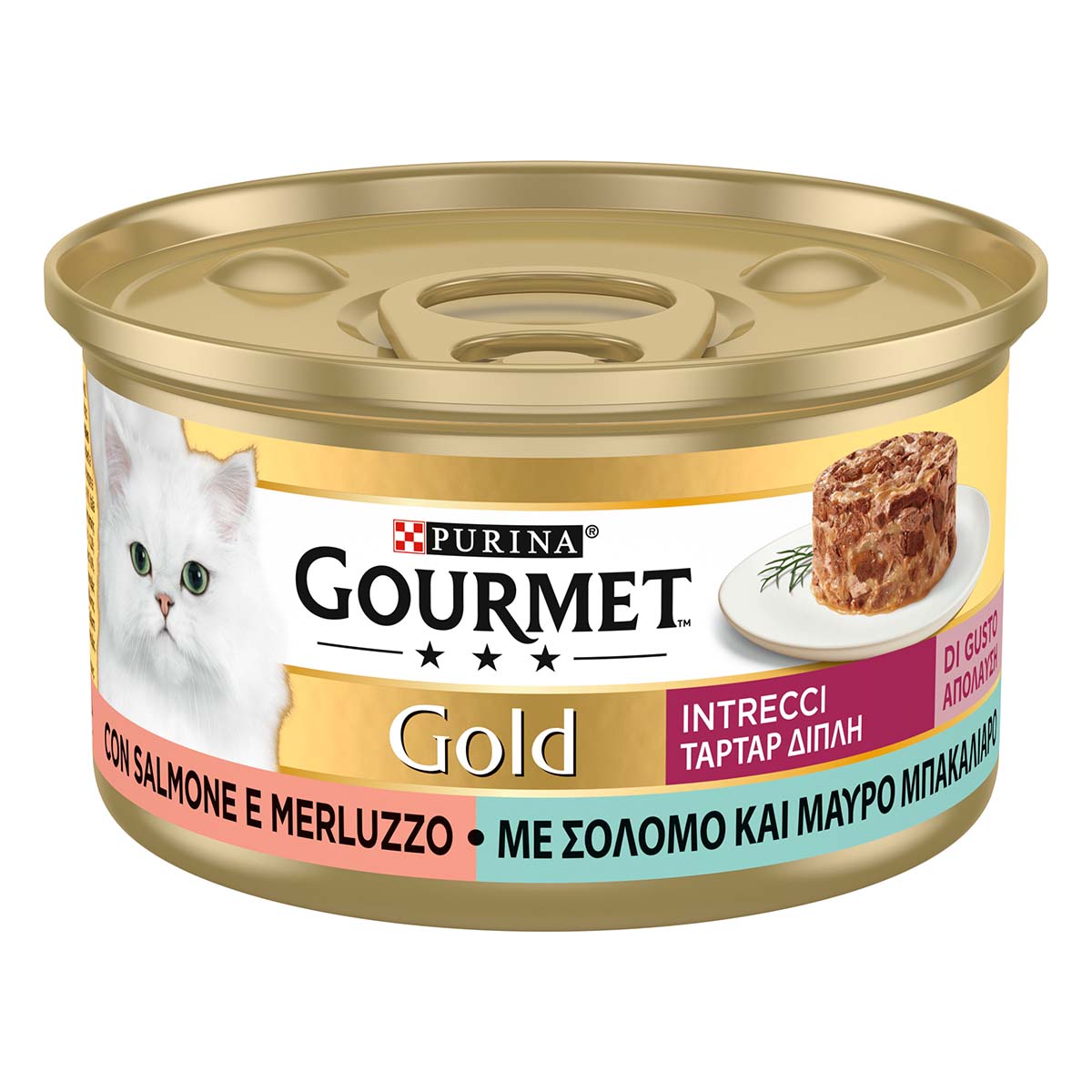 GOURMET GOLD Intrecci di Gusto Salmone & Merluzzo