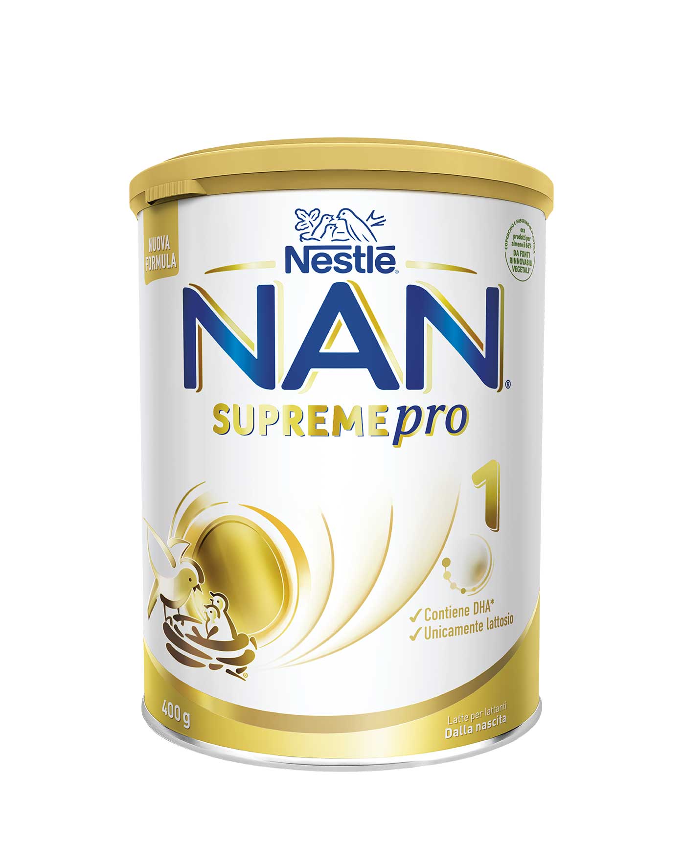 Nestlé NAN SUPREMEpro 1 400g. Latte per lattanti in polvere, dalla nascita al 6°mese