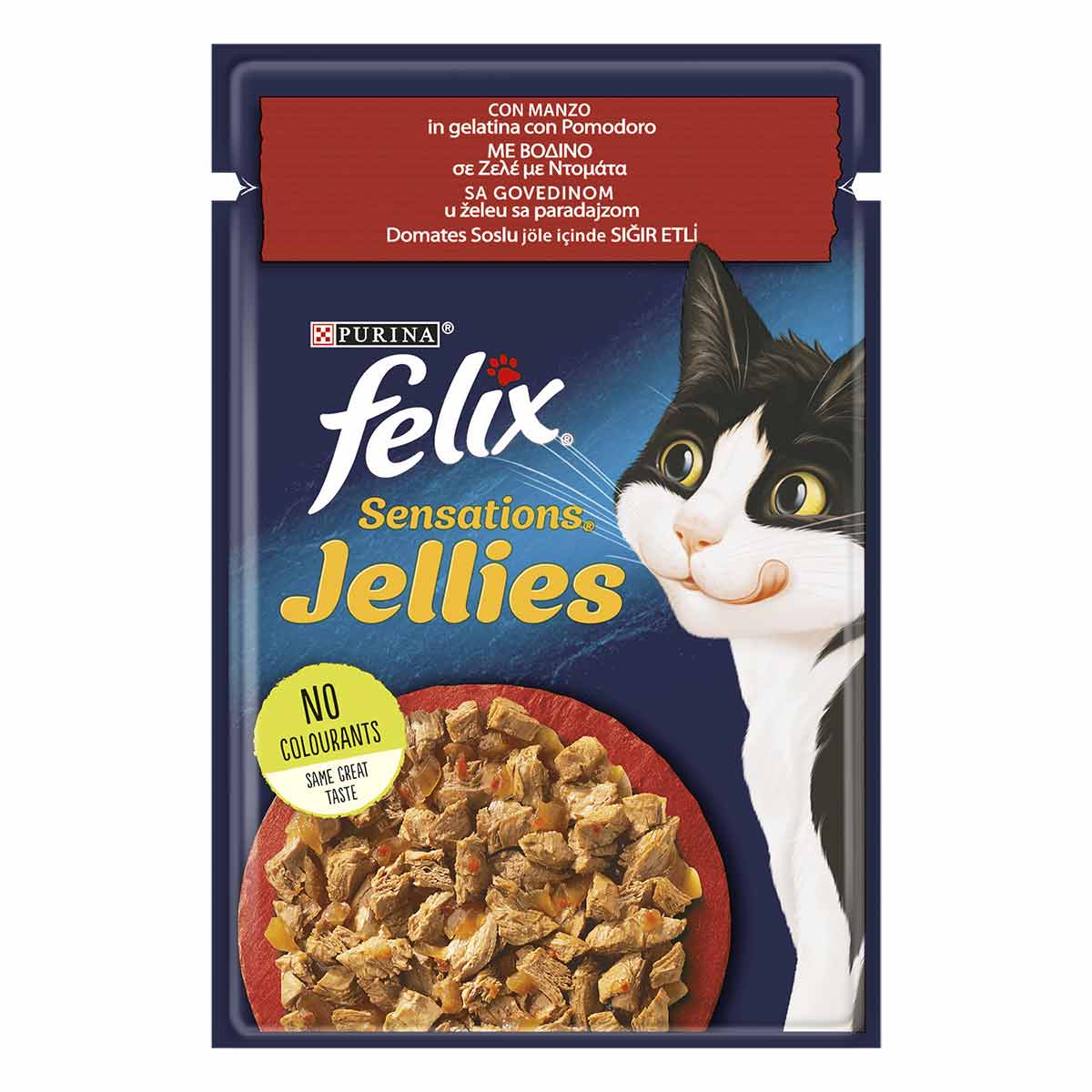 FELIX Sensations MANZO IN GELATINA CON POMODORO 26x85g IT