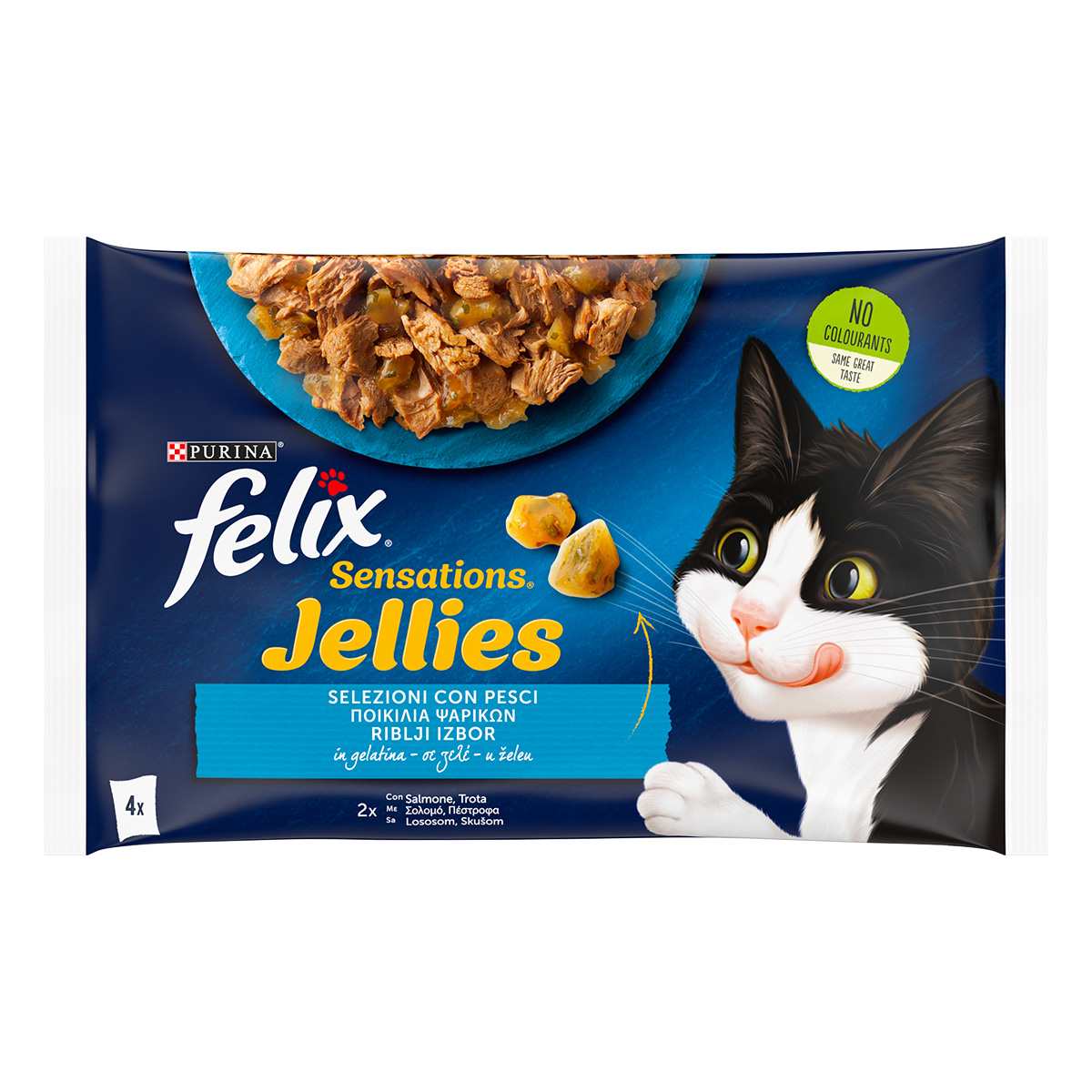 Felix Sensation Jellies Selezioni con pesci