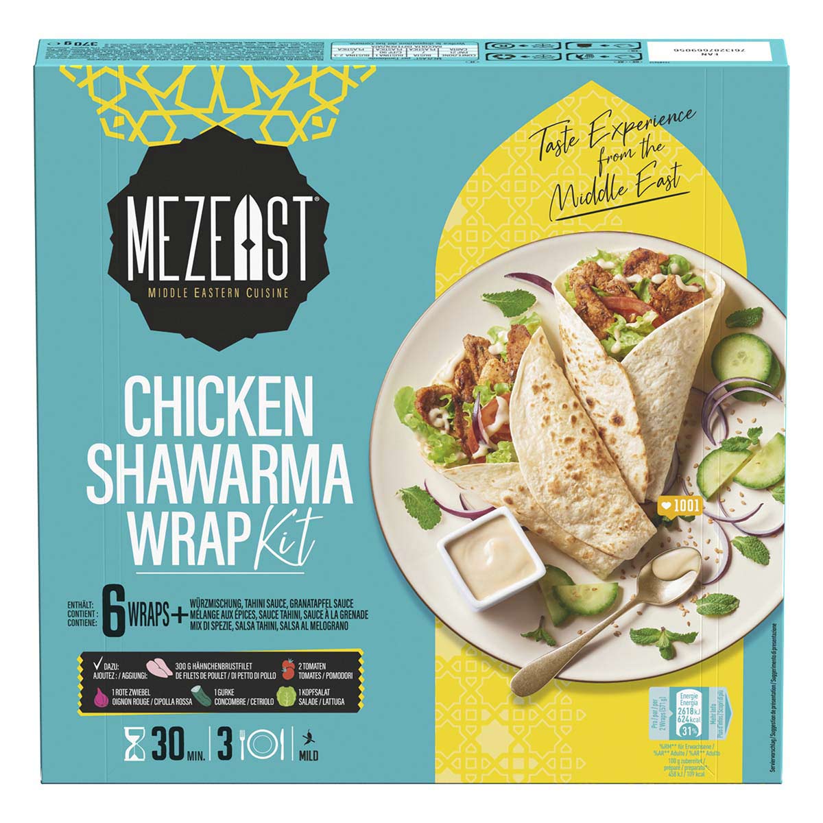 MEZEAST Kit Shawarma Wrap 370g