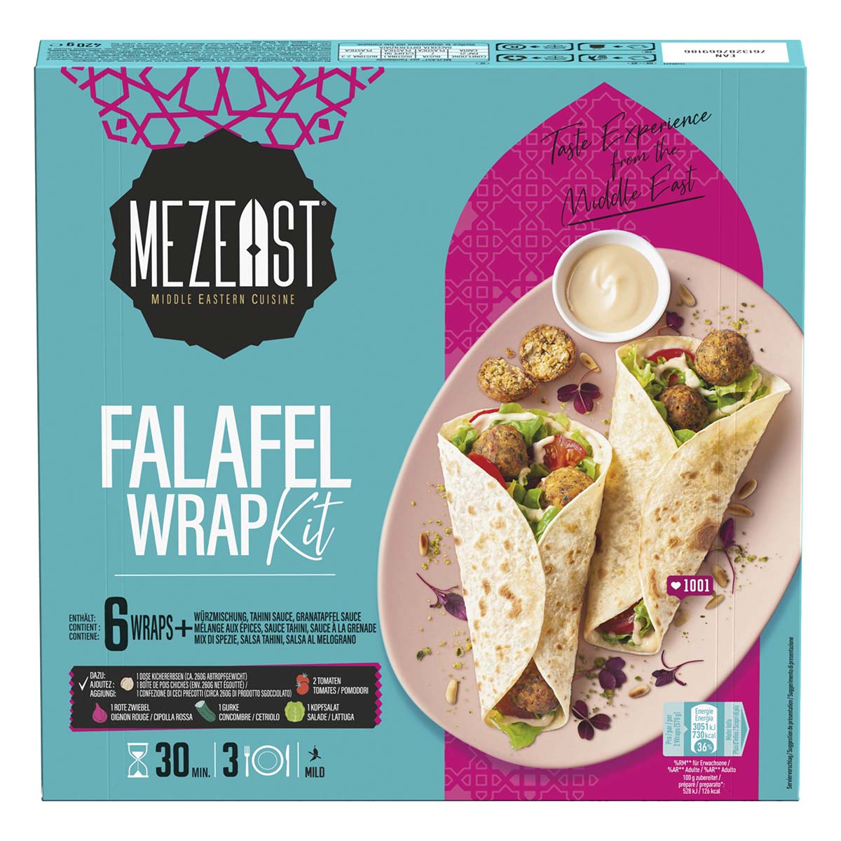 MEZEAST Kit Falafel Wrap 420g