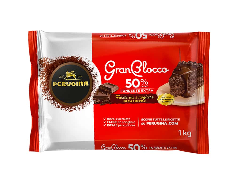Perugina GranBlocco Fondente Extra 50% 1kg
