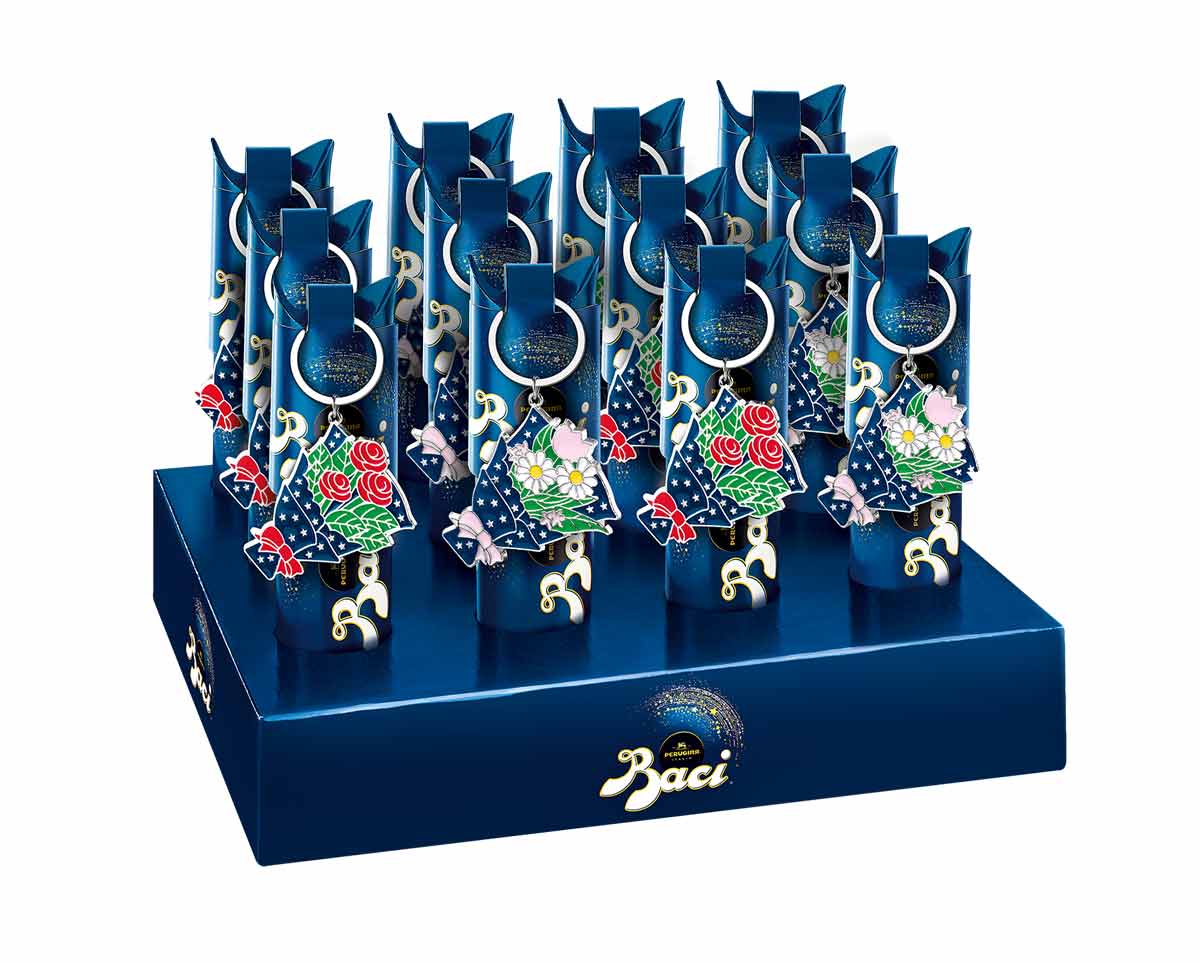 Baci Perugina Portachiavi Fiori con Tubino 37,5g