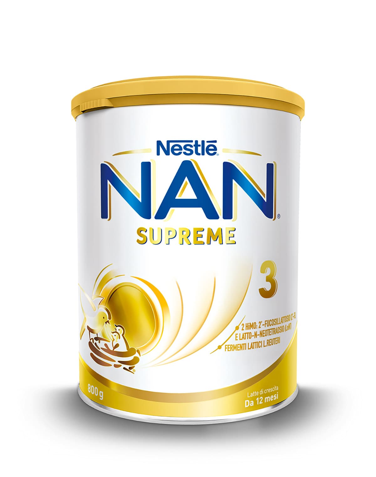 Nestlé NAN SUPREME 3 800g. Latte di crescita in polvere, dai 12 mesi