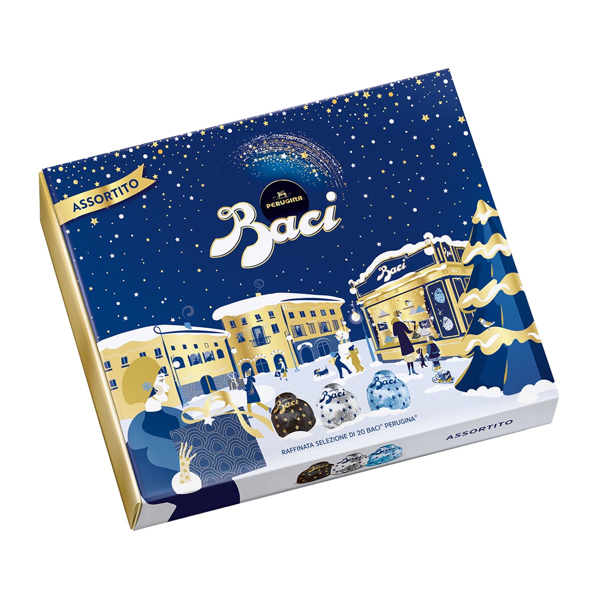 Baci Perugina Assortito Scatola Natale 250g
