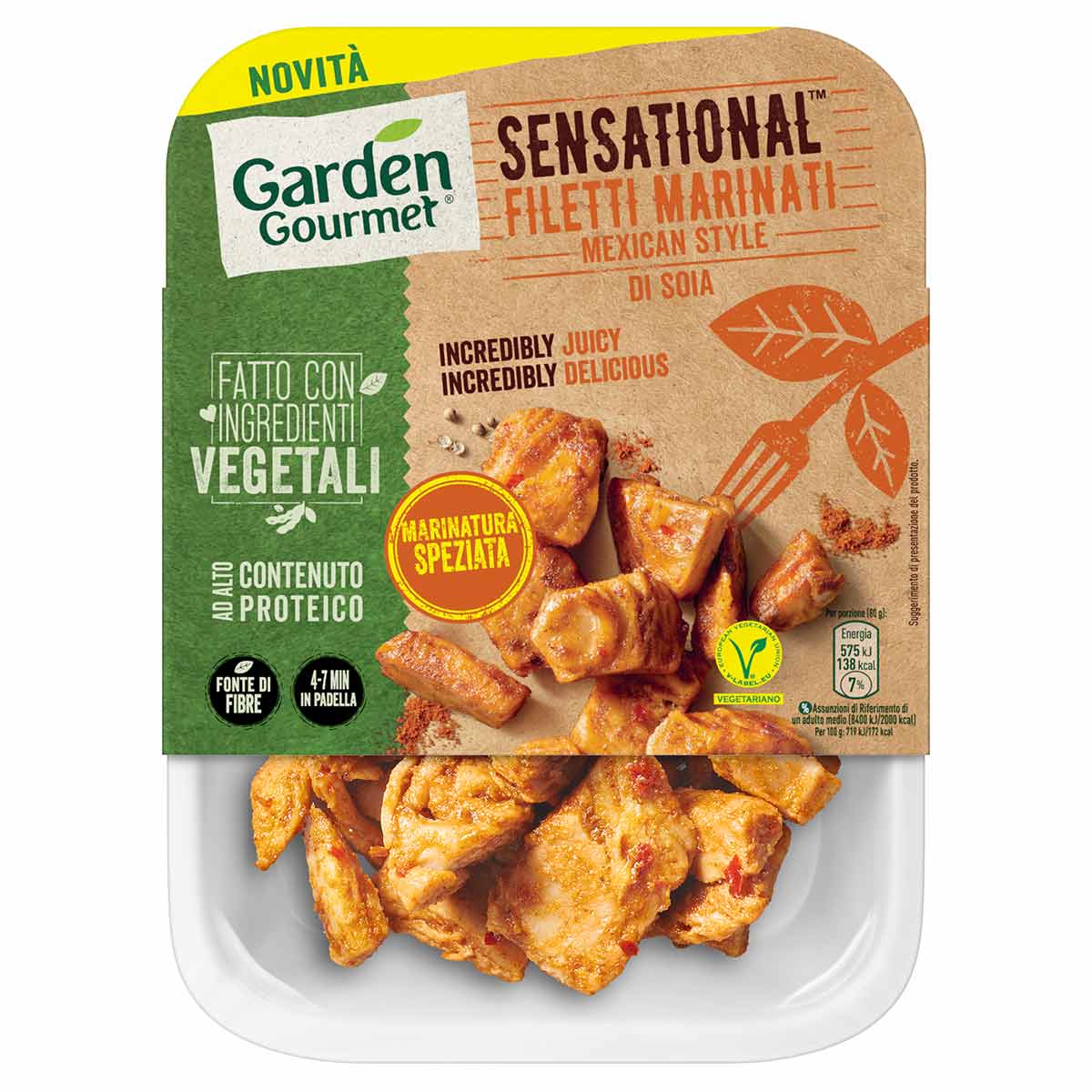Garden Gourmet Sensational Filetti Mexican