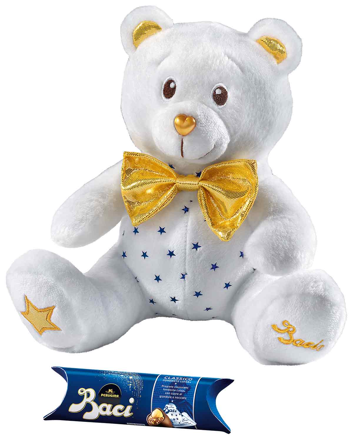 Baci Perugina Peluche Orsetto Natale tubino 37,5g