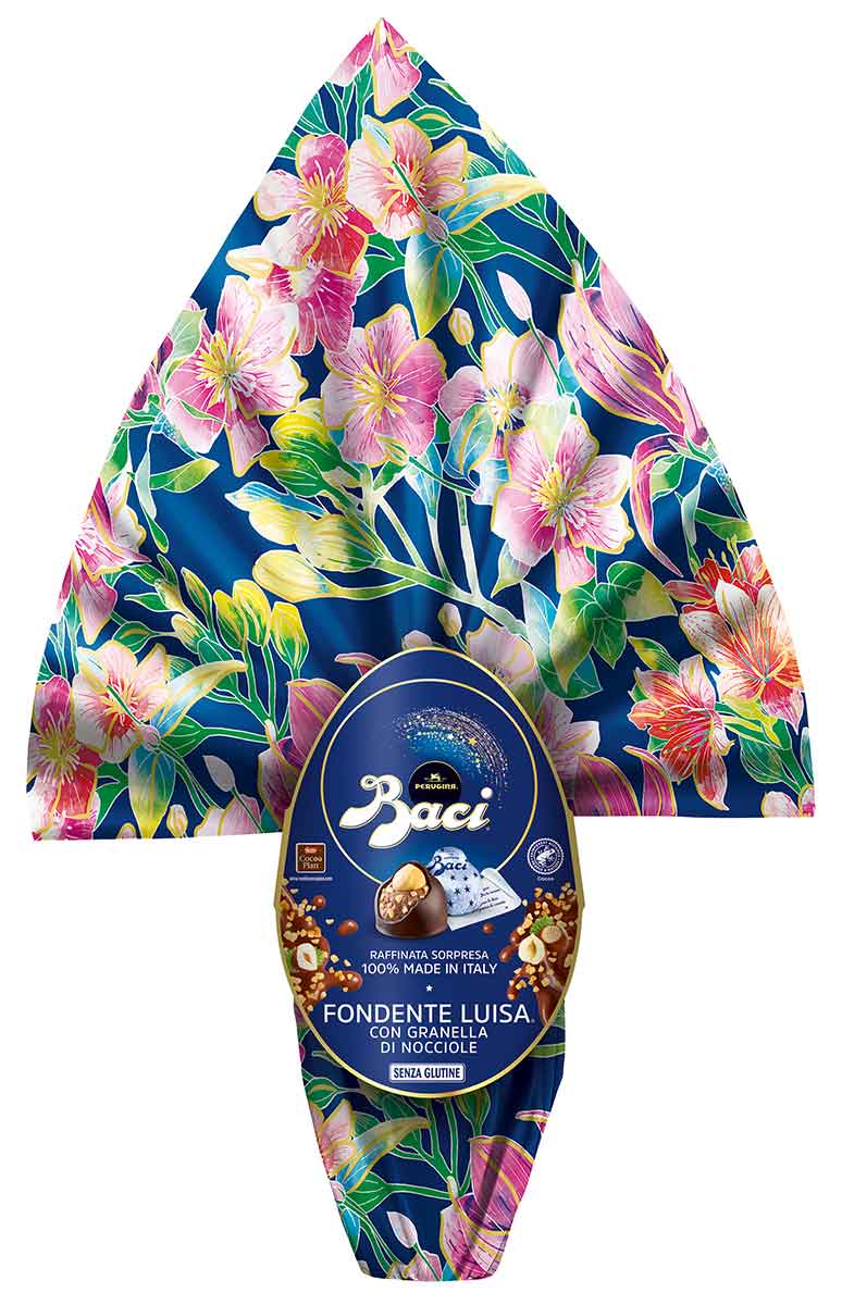 Baci Perugina GIARDINO DELLE MERAVIGLIE Uovo di cioccolato fondente con granella di nocciole 255g