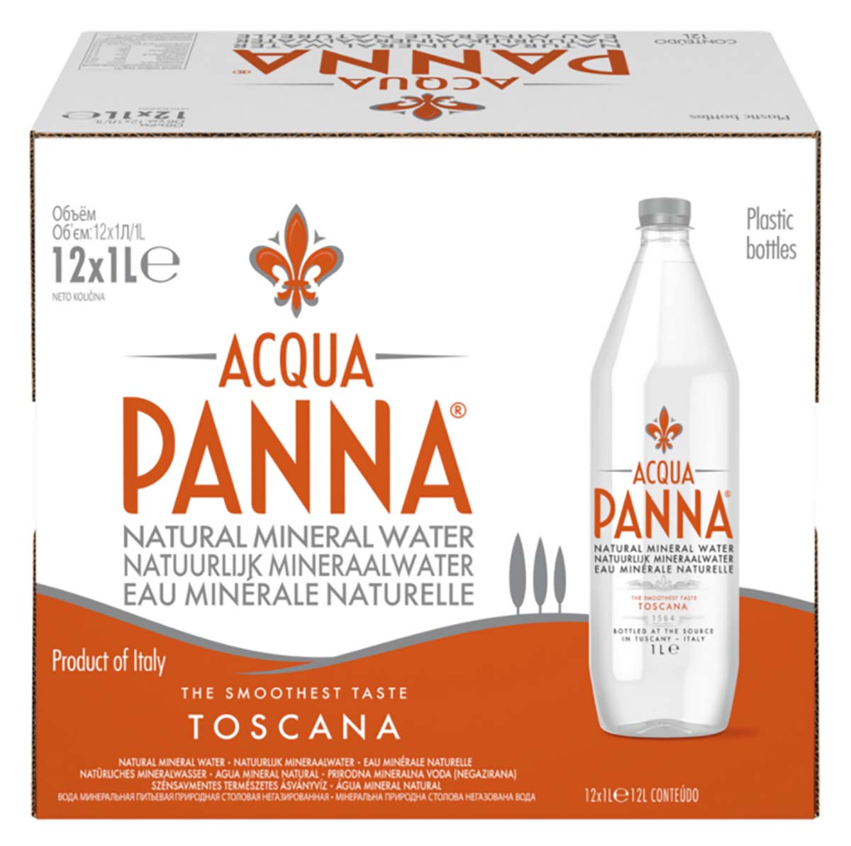 Acqua Panna - Confezione 12 bottiglie in PET da 90 cl