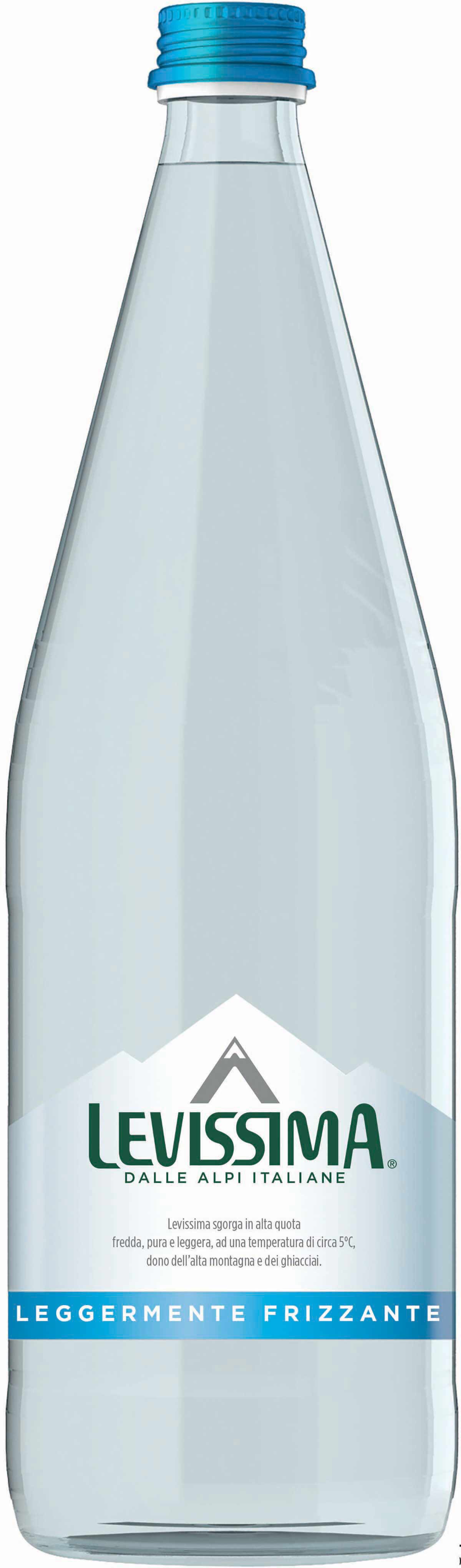Levissima Acqua Minerale Leggermente Frizzante VETRO A RENDERE 1l