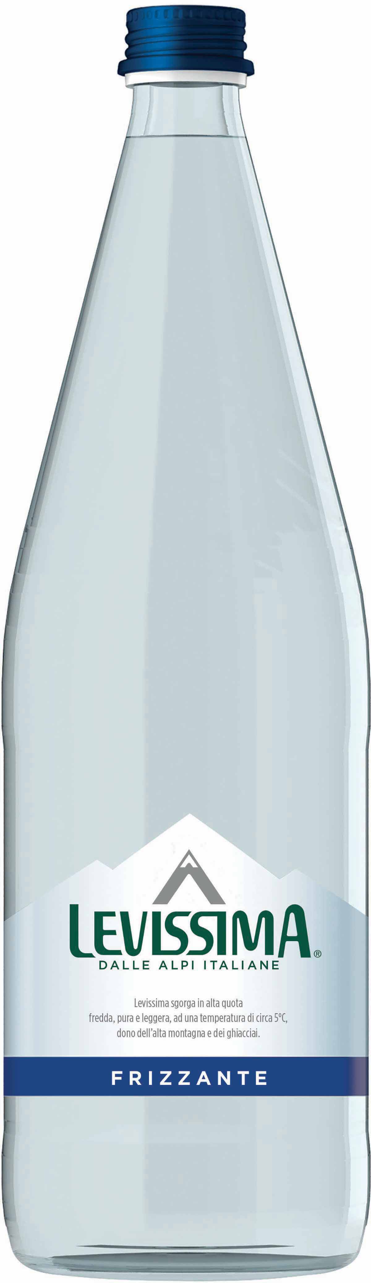 Levissima Acqua Minerale Frizzante VETRO A RENDERE 1l