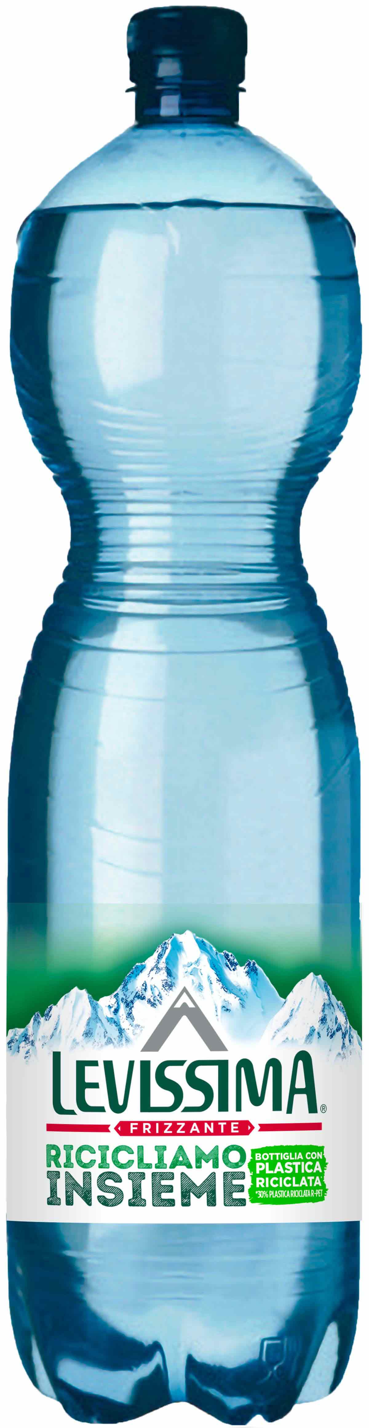 Levissima Acqua Minerale Frizzante 30% RPET 1.5 l - Bottiglia