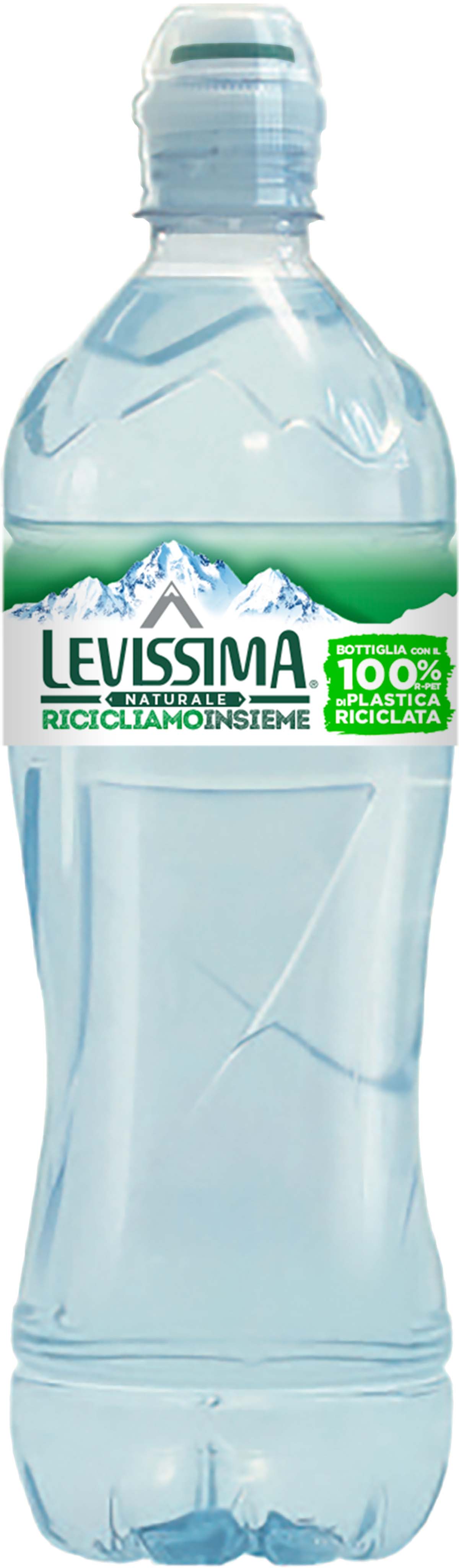 Levissima Acqua Minerale Naturale 75 cl 100% RPET - Bottiglia