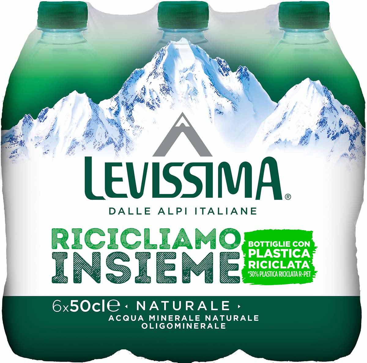 Levissima Acqua Minerale Naturale 50 cl RPET 30% - Fardello