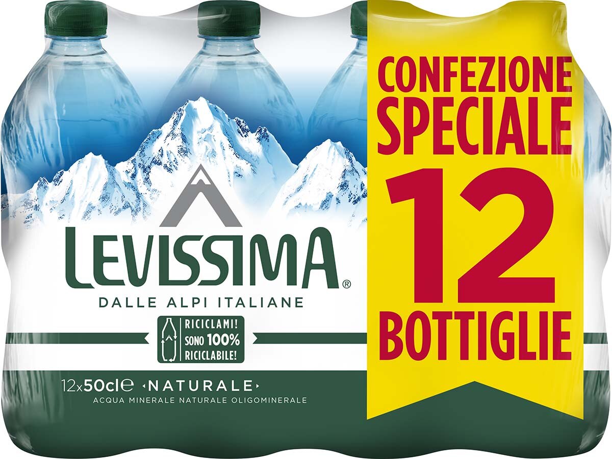 Levissima Acqua Minerale Naturale 50 cl - Fardello