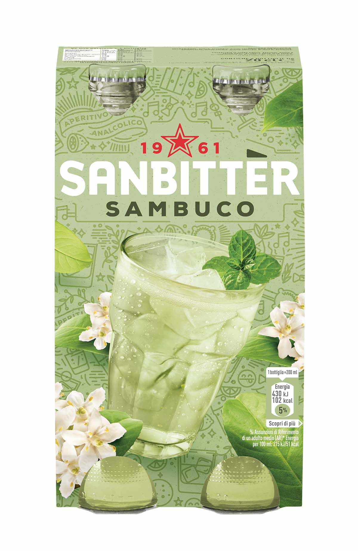 Sanbittèr Sambuco x4