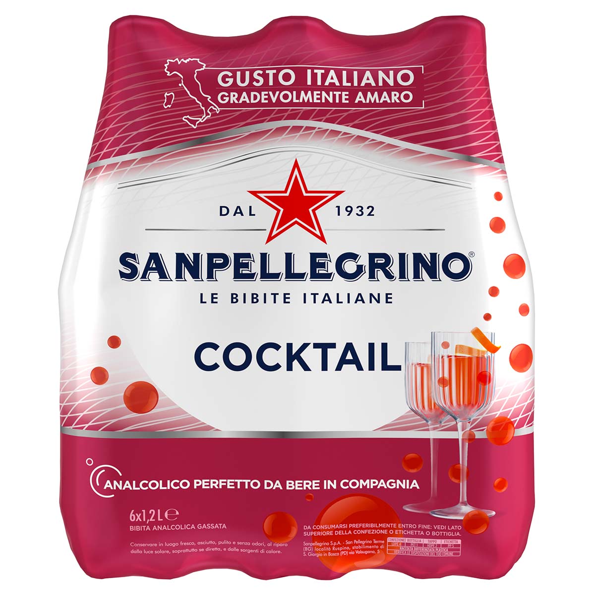 Cocktail Sanpellegrino PET 6x120cl