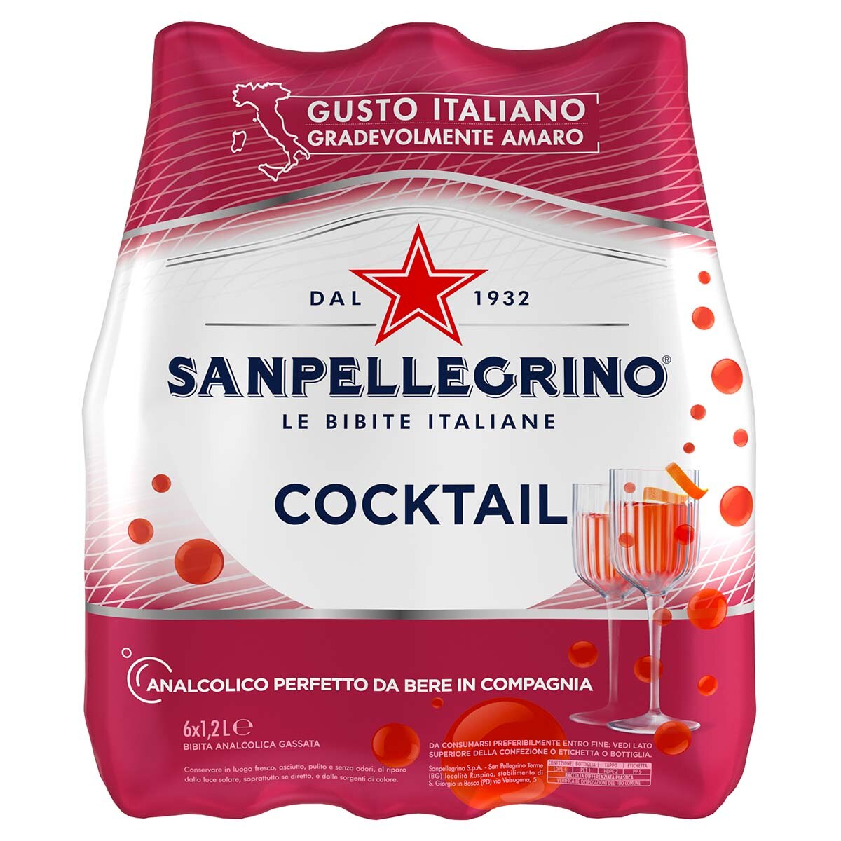 Cocktail Sanpellegrino PET 6x120cl