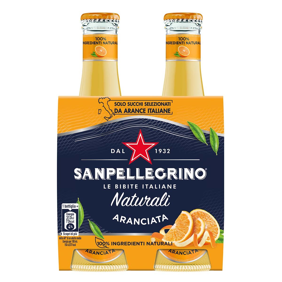 Aranciata Naturali Sanpellegrino VAP 4x20cl
