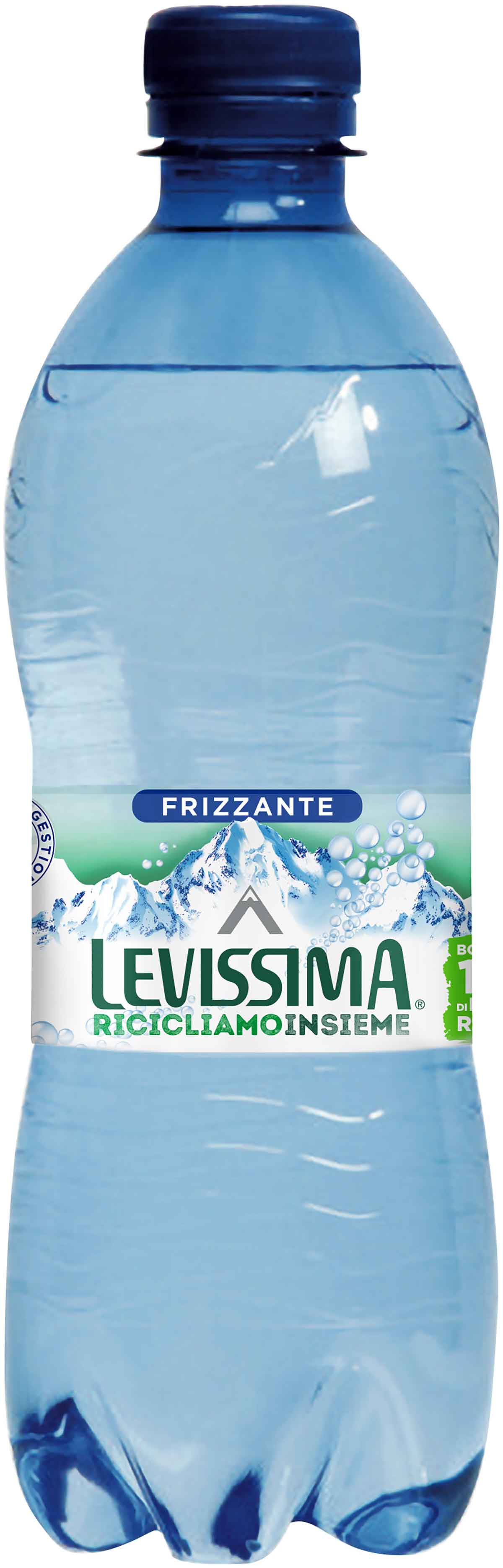 Levissima Acqua Minerale Frizzante 50 cl 100% RPET - Bottiglia