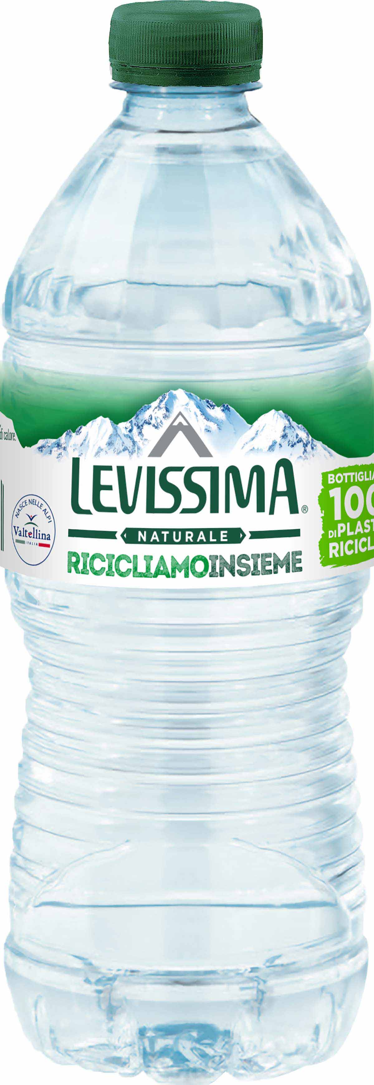 Levissima Acqua Minerale Naturale 50 cl 100% RPET - Bottiglia
