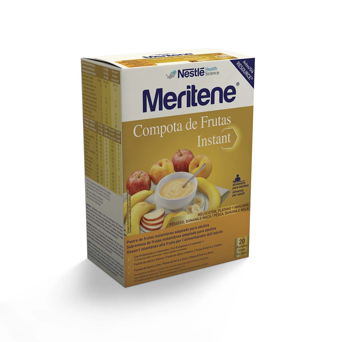 MERITENE PUREA DI FRUTTA - pesca banana mela