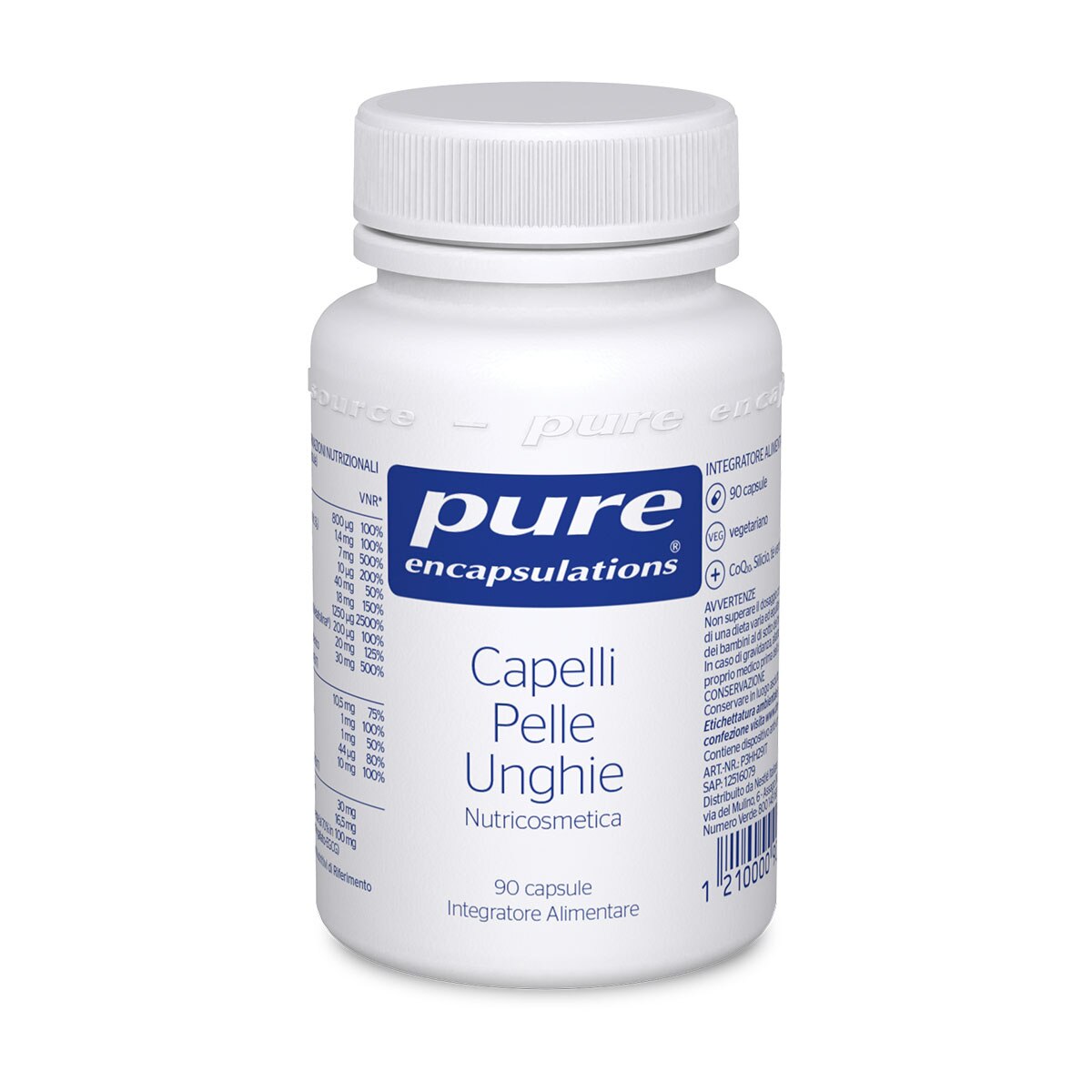 PURE ENCAPSULATIONS - CAPELLI PELLE UNGHIE 90 CAPSULE