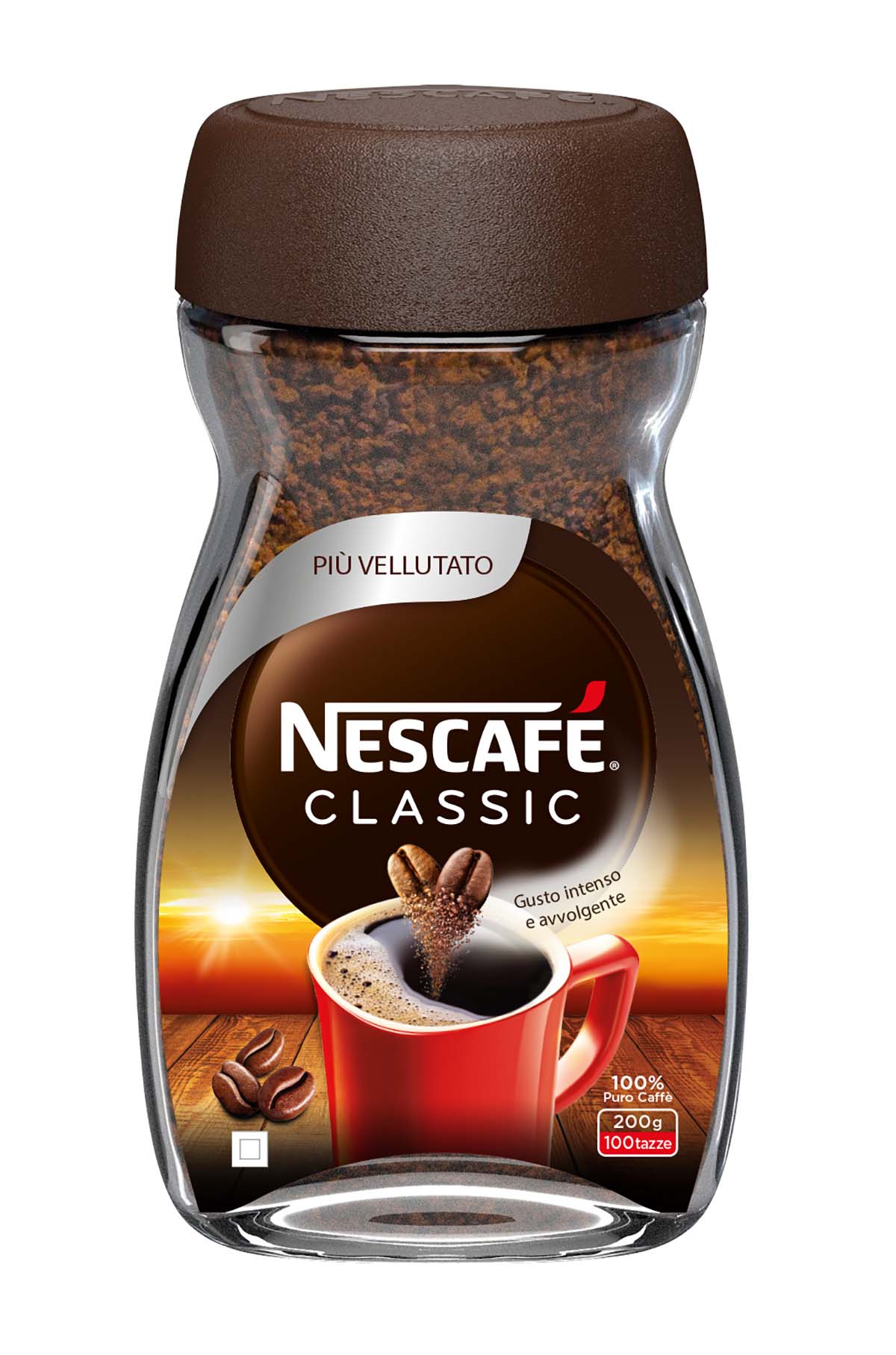 Nescafé CLASSIC caffè solubile barattolo 200g