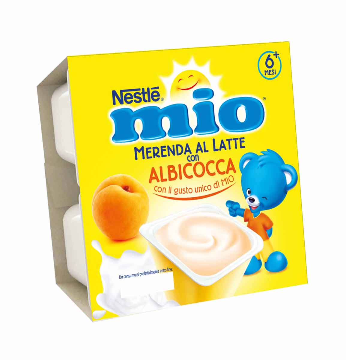 MIO MERENDA ALBICOCCA 4x100g