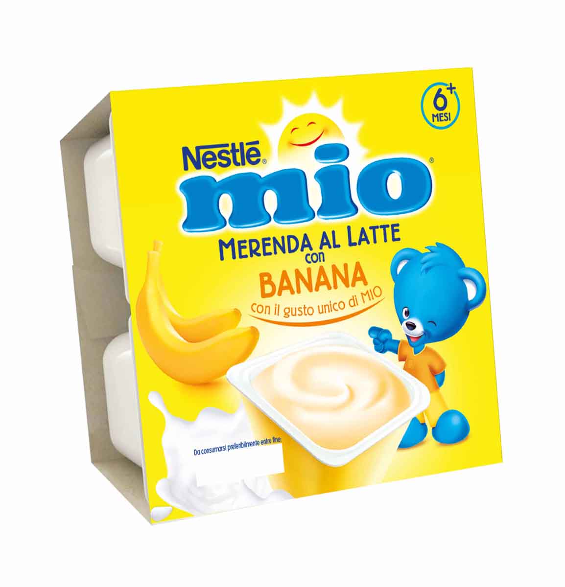 MIO MERENDA BANANA 4x100g