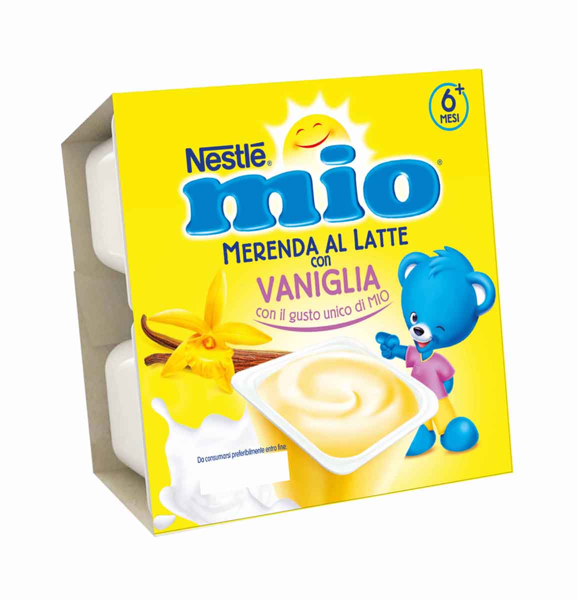 MIO MERENDA VANIGLIA 4x100g