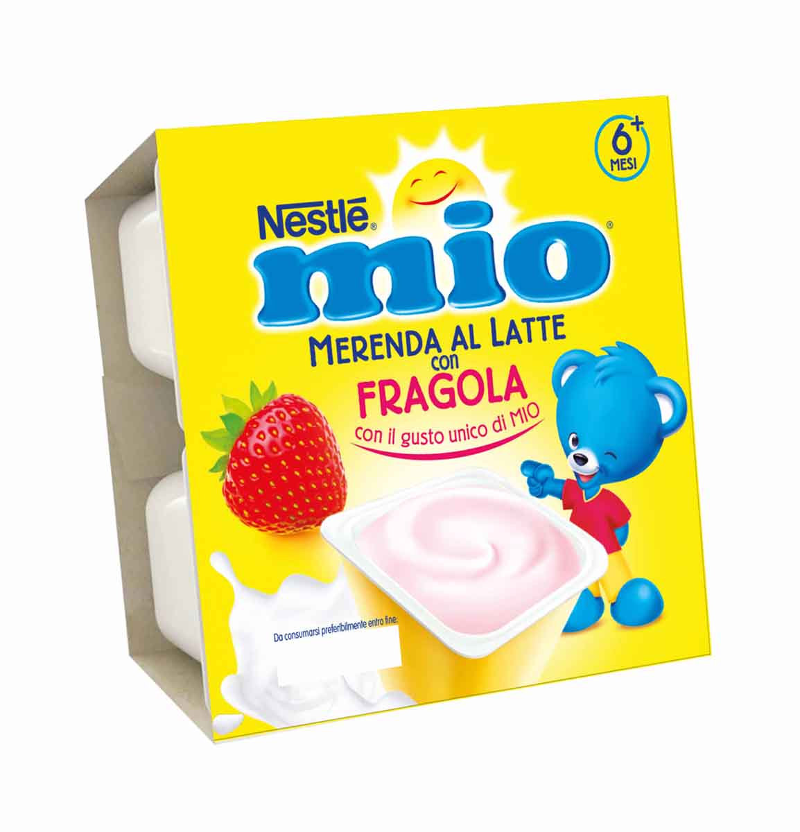 MIO MERENDA FRAGOLA 4x100g